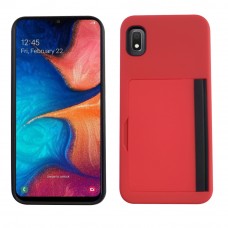 Credit Card Case For LG Aristo 4 Plus Color-Red