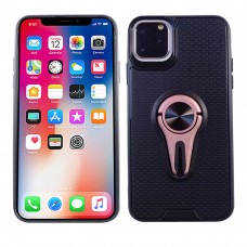 Protective Kick Stand Case For Iphone 11 Pro Max Color-Rose Gold