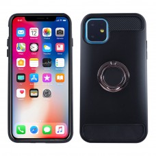 Hybrid Armor Kick Stand Case For Iphone 11 Pro Max Color-Black