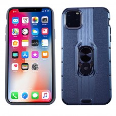 Metal Kick Stand Case For Iphone 11 Pro Color-Gray