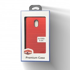 Executive Case For Nokia 3.1C Color-Red