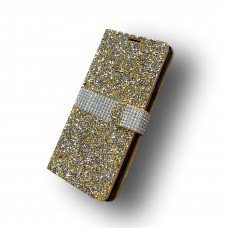 Wallet Bling Diamond For LG K51 Color-Gold
