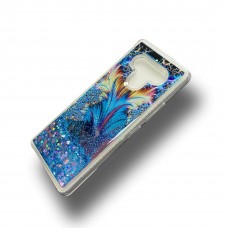 Tuff Glitter Liquid Case For LG K51 Design-Leaf