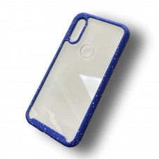 Tuff Clear Candy With Bumper Case Moto E-Navy Blue