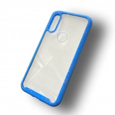 Tuff Clear Candy With Bumper Case Moto E-Light Blue