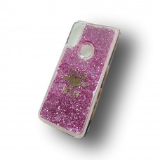 Clear Candy With Glitter For Moto G Fast Color-Pink