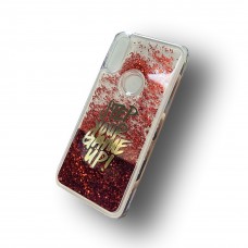 Clear Candy With Glitter For Moto E 2020 Color-Red