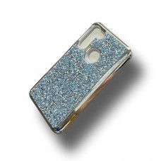 Diamond Combo Case For Samsung A01 Color-Light Blue