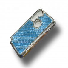 Full Bling Case For Moto G Stylus Color-Blue