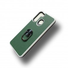 Rubberized Ring Case For Moto G Stylus Color-White/Green