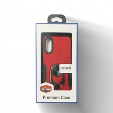 Executive Ring Case For samsung A20 Color-Red