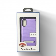 Armor Kick Stand Case for Samsung A01 Color-Purple