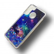 Tuff Liquid Glitter Case For Samsung A21 Design-Sky