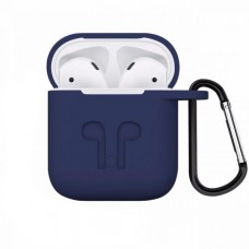 REIKO Silicone Case For Airpod in Navy Blue