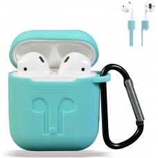 REIKO Silicone Case For Airpod in Teal