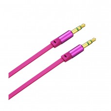 REIKO 3.5mm Stereo Audio Cable Color-Pink