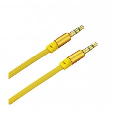 REIKO 3.5mm Stereo Audio Cable Color-Yellow