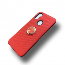 Hybrid Ring Case For Samsung A11 Color-Red