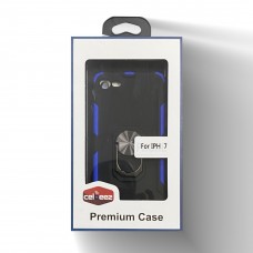 2 Tone Ring Case For Iphone 6/7/8 Color-Black/Blue
