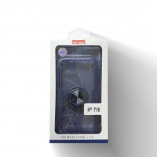Transparent Ring case For Iphone 6/7/8 Plus Color-Blue