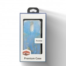 Gummy Skin With Image For LG K40 Color-Light Blue