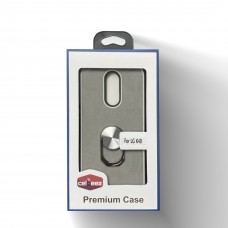2 Tone Ring Case For LG K40 Color-White/Gray