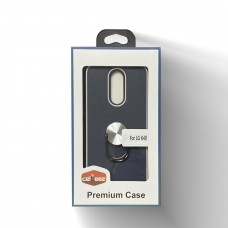 2 Tone Ring Case For LG Aristo 4 Plus Color-White/Blue