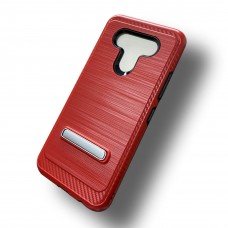 Armor Kick Stand Case For LG K51 Color-Red