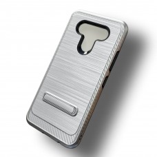 Armor Kick Stand Case For LG K51 Color-Silver