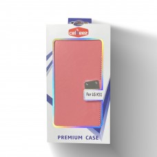 Wallet With Magnetic Clip For LG K51 Color-Baby Pink