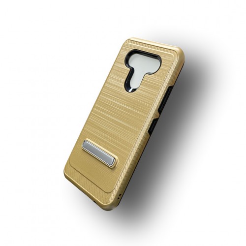 Armor Kick Stand Case For LG K51 Color-Gold