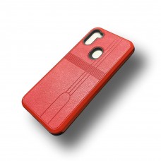 Leather Case For Samsung A01 Color-Red