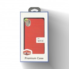 Hybrid Case For Moto E6 Color-Red