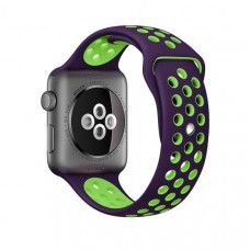 Apple Rubberized Watch Band 42/44 MM Color-Purple/Green