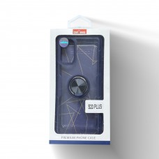 Transparent Ring Case For Samsung S20 Color-Blue