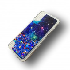 Tuff Liquid Glitter Case For Samsung A01 Design-Sky