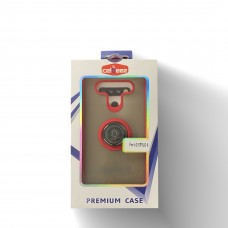 Candy Skin Ring Holder Case For LG K51 Color-Red
