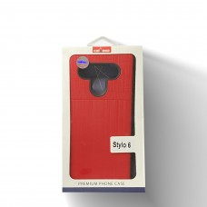 Plus Combo Case For LG K51 Color-Red