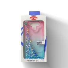 Premium Liquid Case For Moto G Stylus-Pink/Light Blue