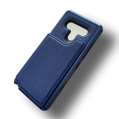 Executive Case With Credit Card Slot LG K51-Navy Blue