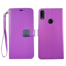Wallet With Magnetic Clip For Iphone 6/7/8 Color-Purple