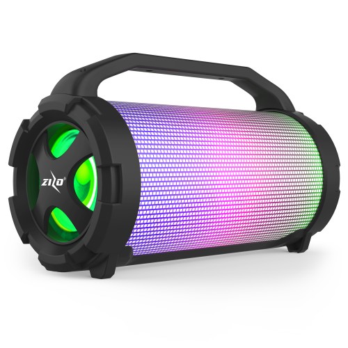ZIZO Aurora Z1 Portable LED Bluetooth Speaker-Black
