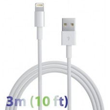 PVC Iphone Cable 10FT Color-White
